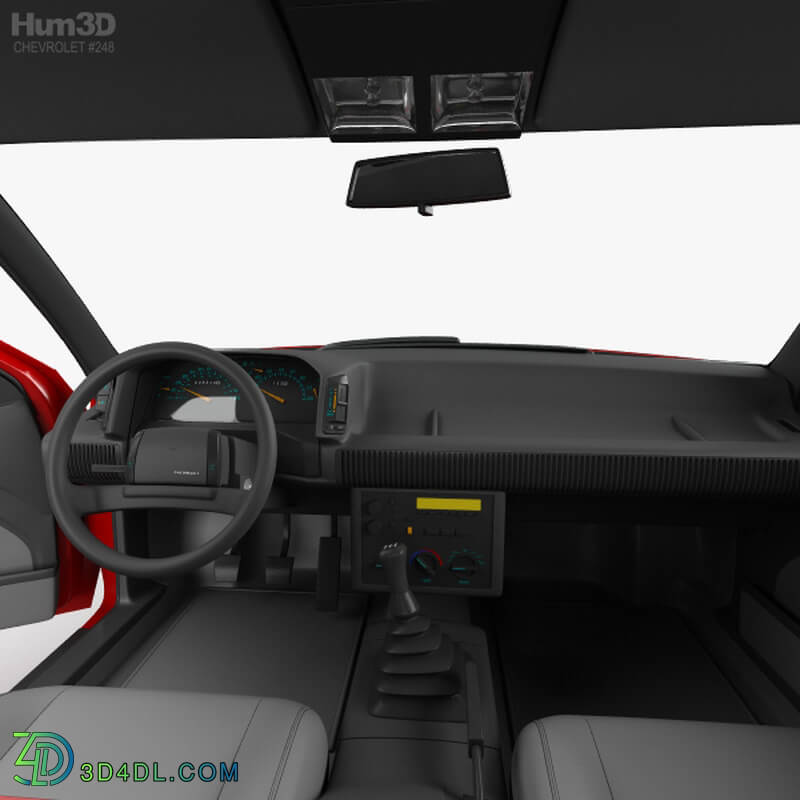 Hum3D Chevrolet Beretta GT with HQ interior 1988