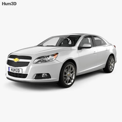 Hum3D Chevrolet Malibu with HQ interior 2013 