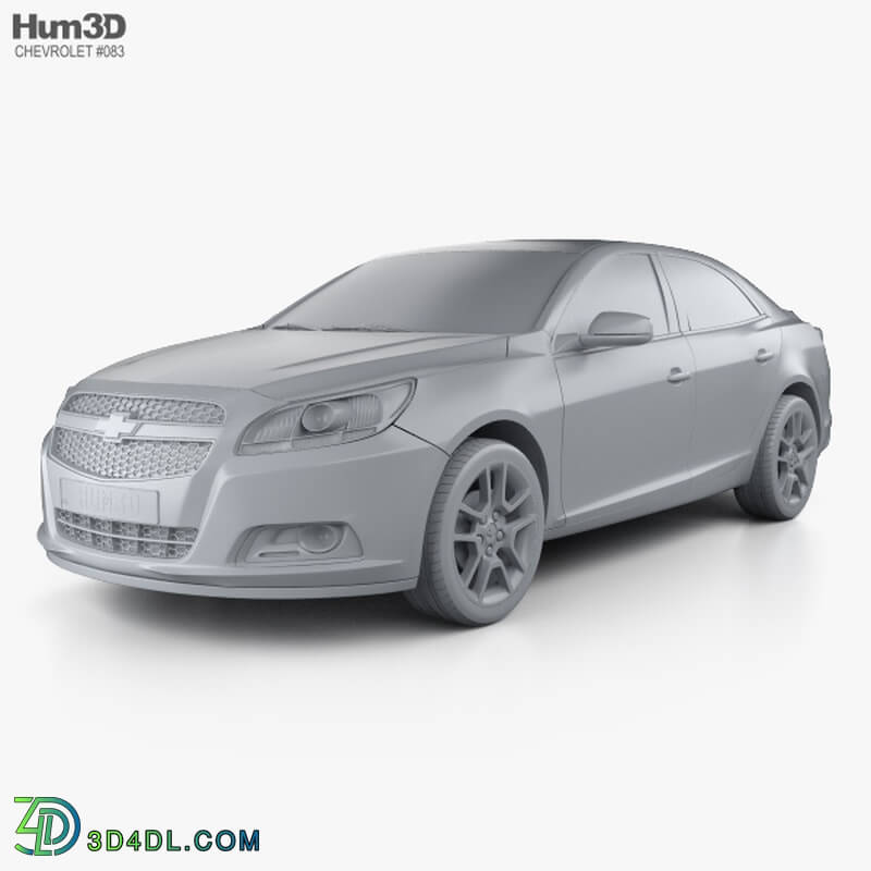 Hum3D Chevrolet Malibu with HQ interior 2013