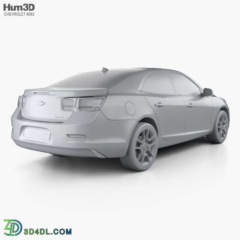 Hum3D Chevrolet Malibu with HQ interior 2013