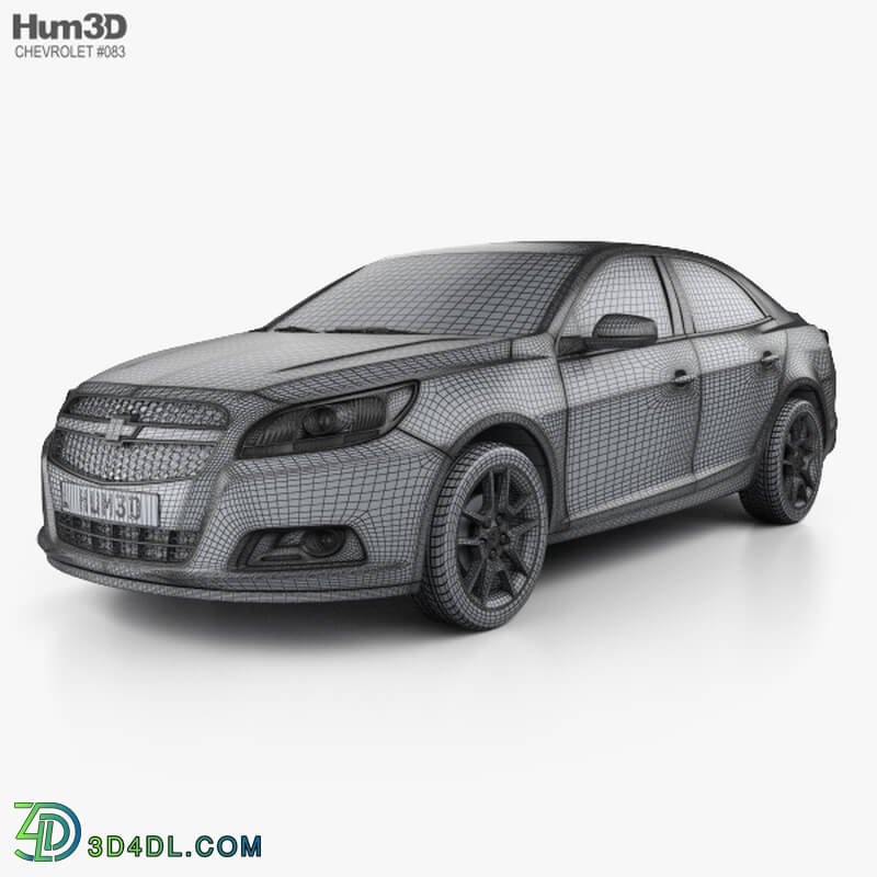 Hum3D Chevrolet Malibu with HQ interior 2013