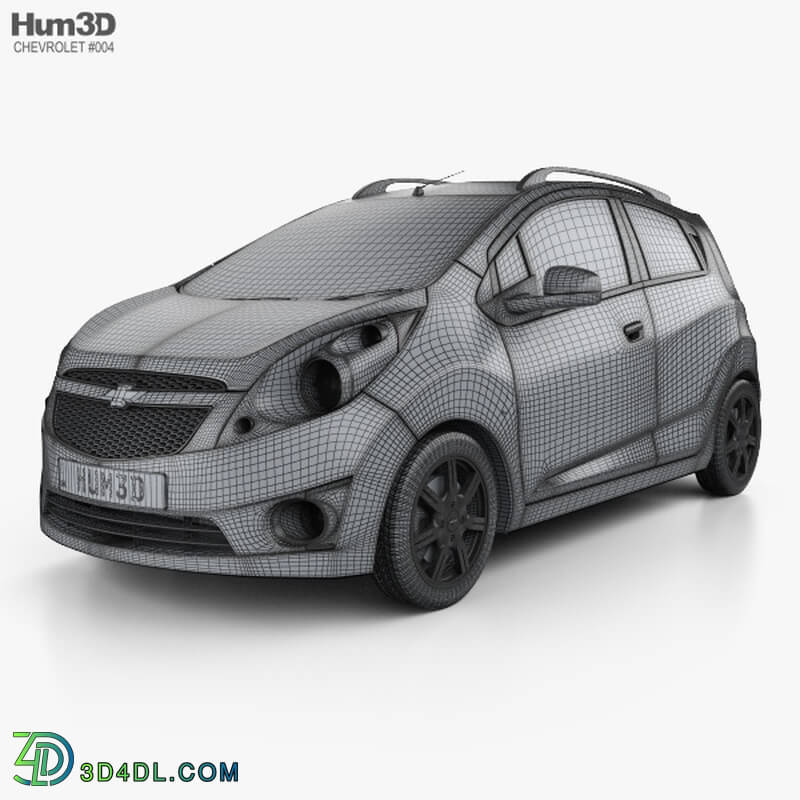 Hum3D Chevrolet Spark Beat 2010