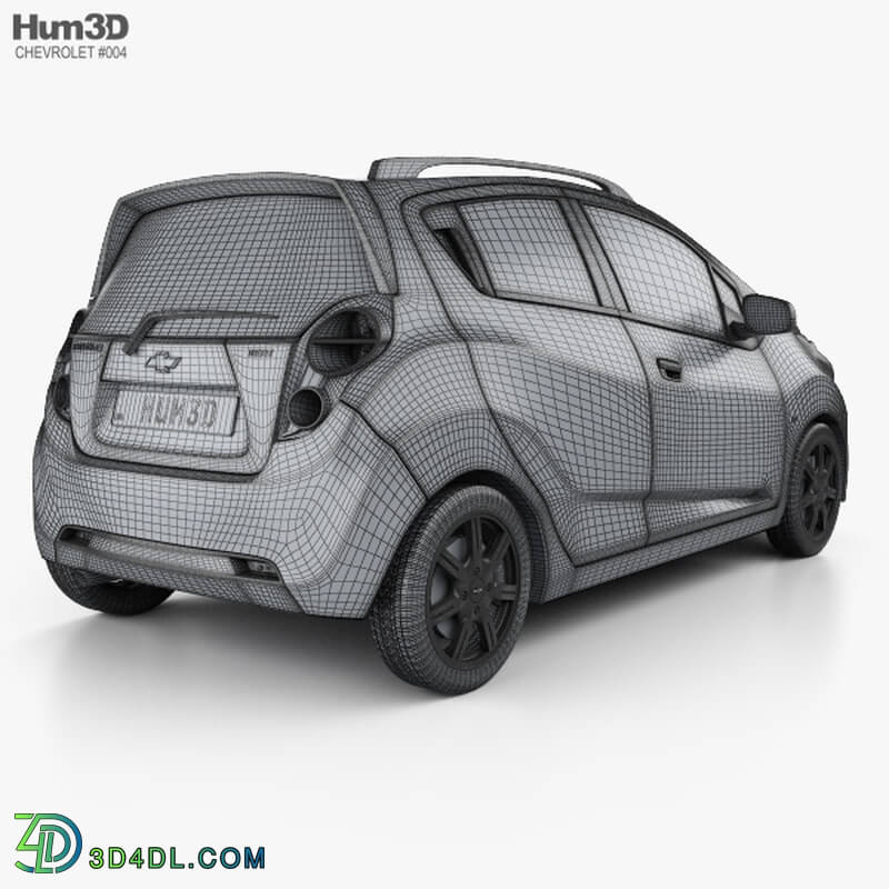 Hum3D Chevrolet Spark Beat 2010