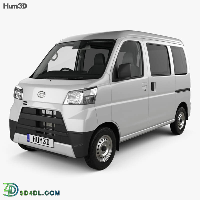 Hum3D Daihatsu Hijet Cargo with HQ interior 2017