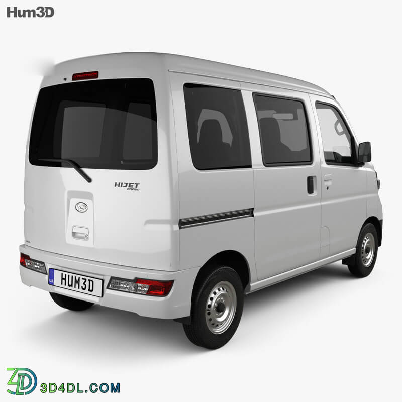 Hum3D Daihatsu Hijet Cargo with HQ interior 2017