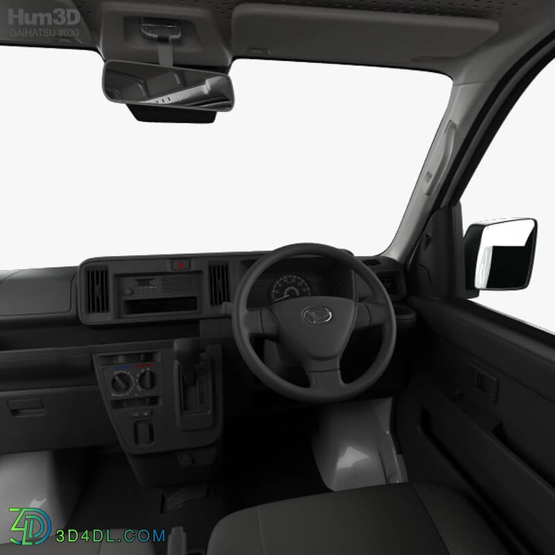 Hum3D Daihatsu Hijet Cargo with HQ interior 2017