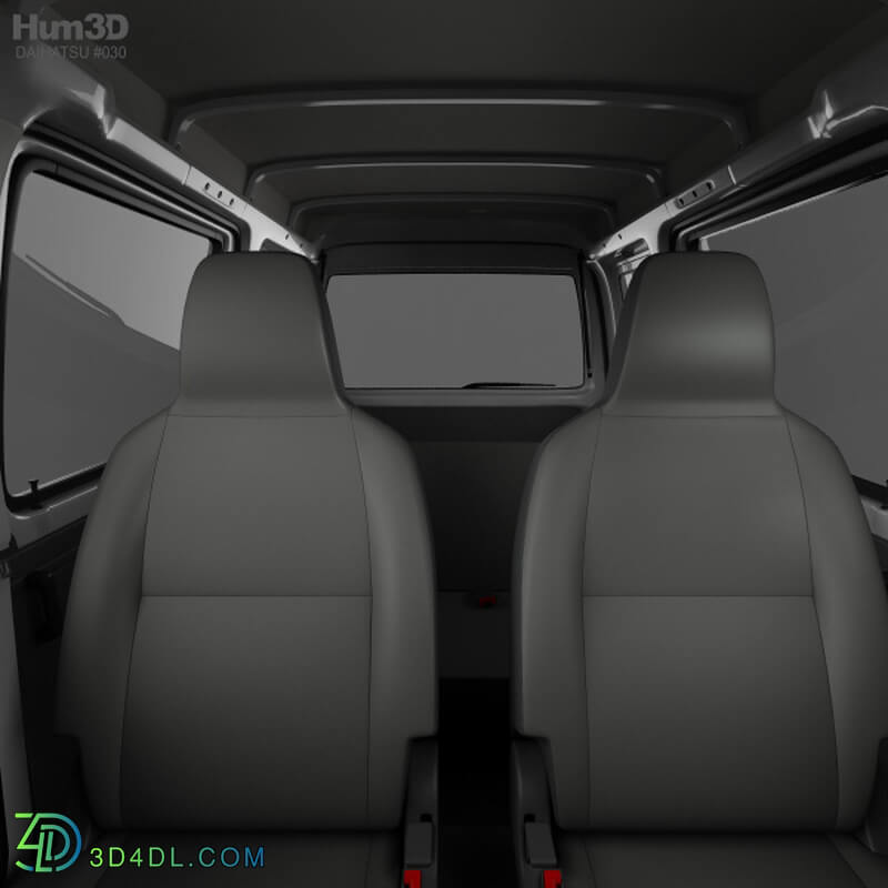 Hum3D Daihatsu Hijet Cargo with HQ interior 2017