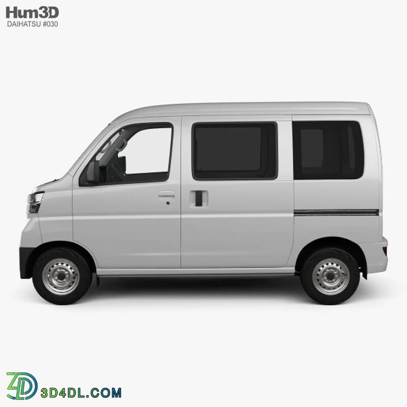 Hum3D Daihatsu Hijet Cargo with HQ interior 2017