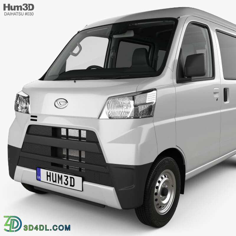 Hum3D Daihatsu Hijet Cargo with HQ interior 2017