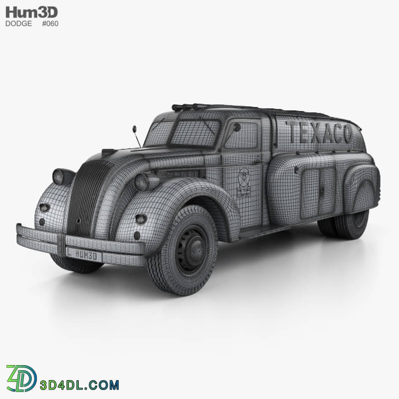 Hum3D Dodge Airflow Tank Truck 1938
