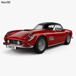 Hum3D Ferrari 250 GT California SWB Spyder with HQ interior 1958 