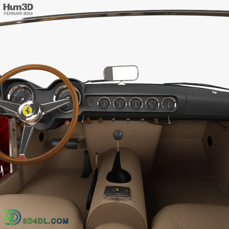 Hum3D Ferrari 250 GT California SWB Spyder with HQ interior 1958