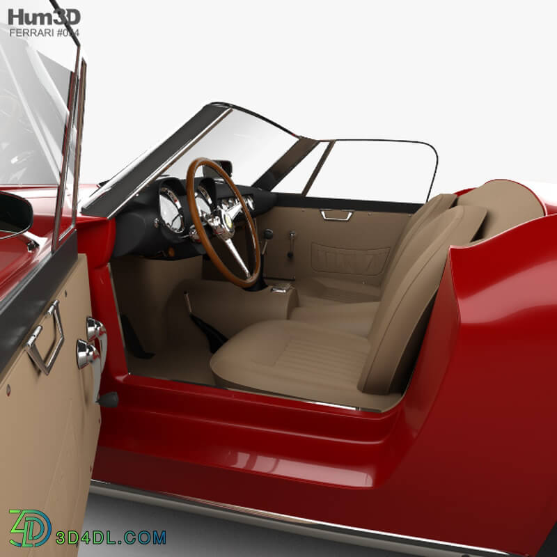 Hum3D Ferrari 250 GT California SWB Spyder with HQ interior 1958