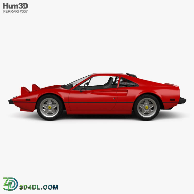 Hum3D Ferrari 308 GTB  GTS 1975