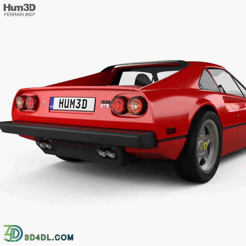 Hum3D Ferrari 308 GTB  GTS 1975