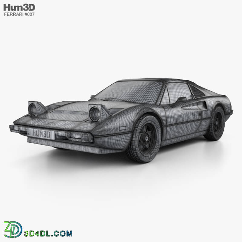 Hum3D Ferrari 308 GTB  GTS 1975