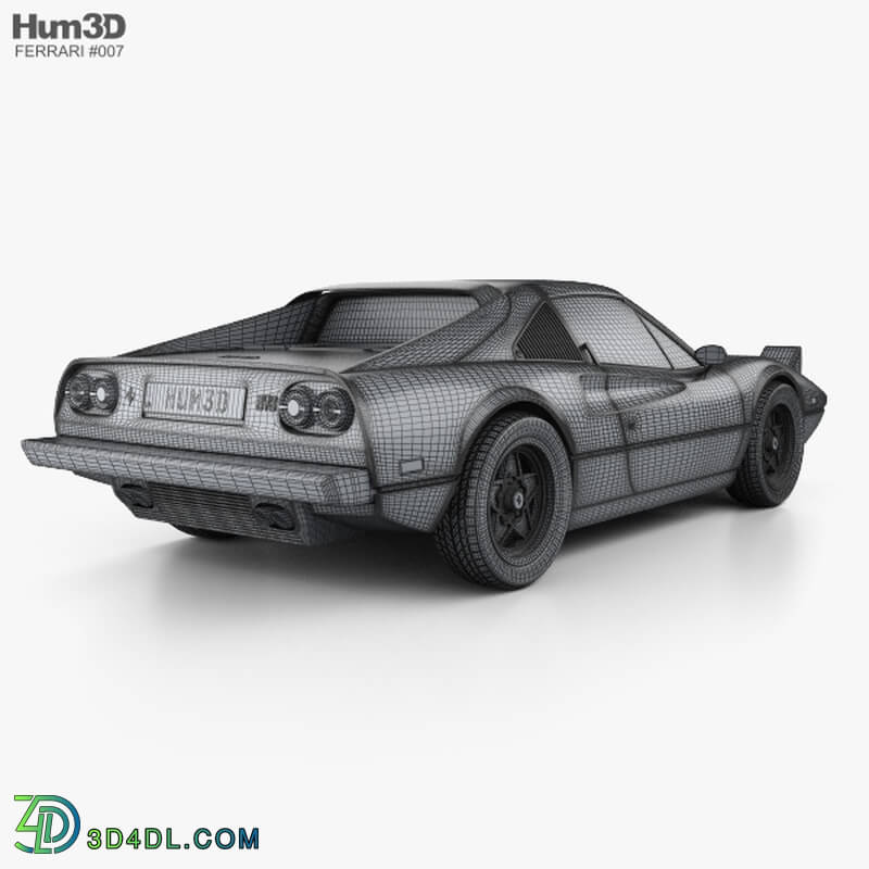 Hum3D Ferrari 308 GTB  GTS 1975