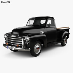 Hum3D GMC 9300 Pickup Truck 1952 