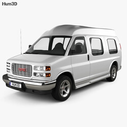 Hum3D GMC Savana Cargo Van YF7 Upfitter 1997 