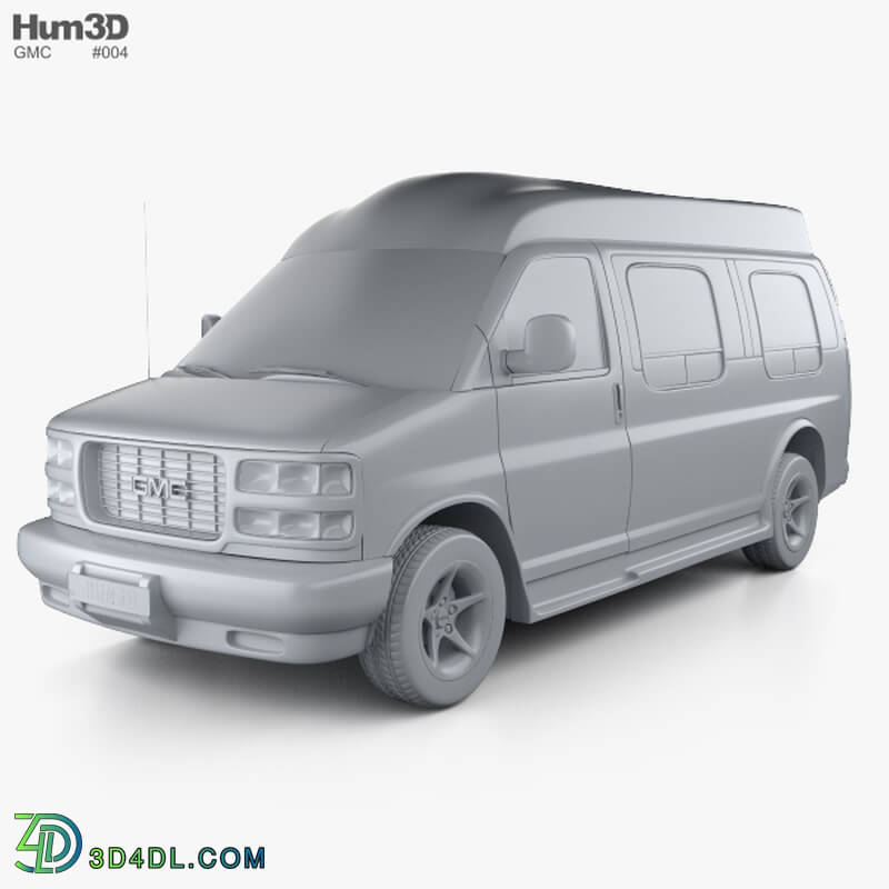 Hum3D GMC Savana Cargo Van YF7 Upfitter 1997