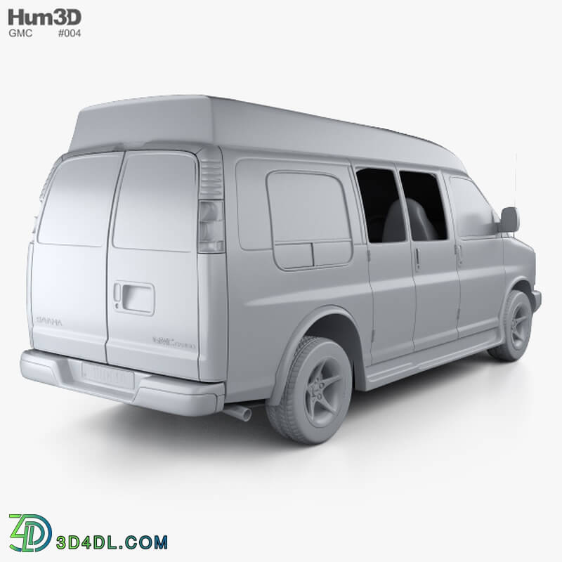 Hum3D GMC Savana Cargo Van YF7 Upfitter 1997