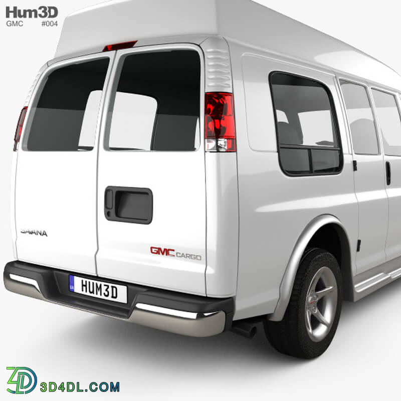 Hum3D GMC Savana Cargo Van YF7 Upfitter 1997