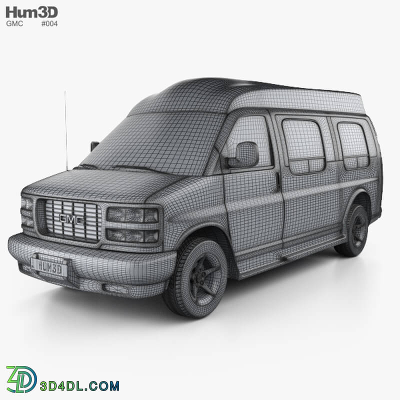 Hum3D GMC Savana Cargo Van YF7 Upfitter 1997