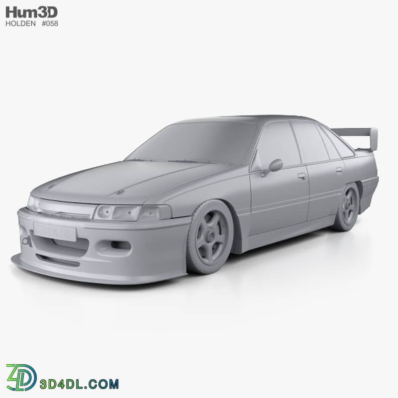 Hum3D Holden Commodore Touring Car with HQ interior 1993