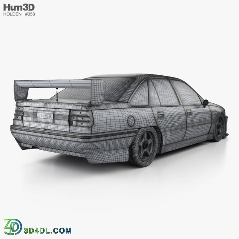 Hum3D Holden Commodore Touring Car with HQ interior 1993