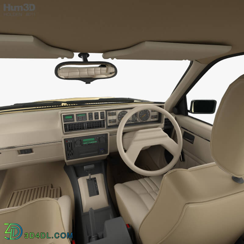 Hum3D Holden Commodore with HQ interior 1980