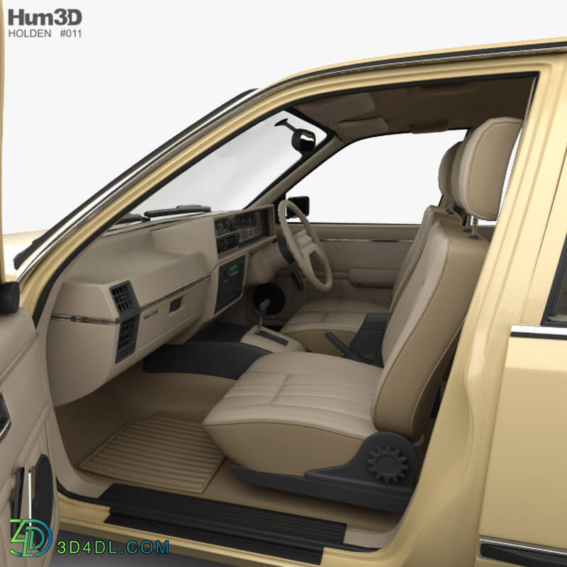 Hum3D Holden Commodore with HQ interior 1980