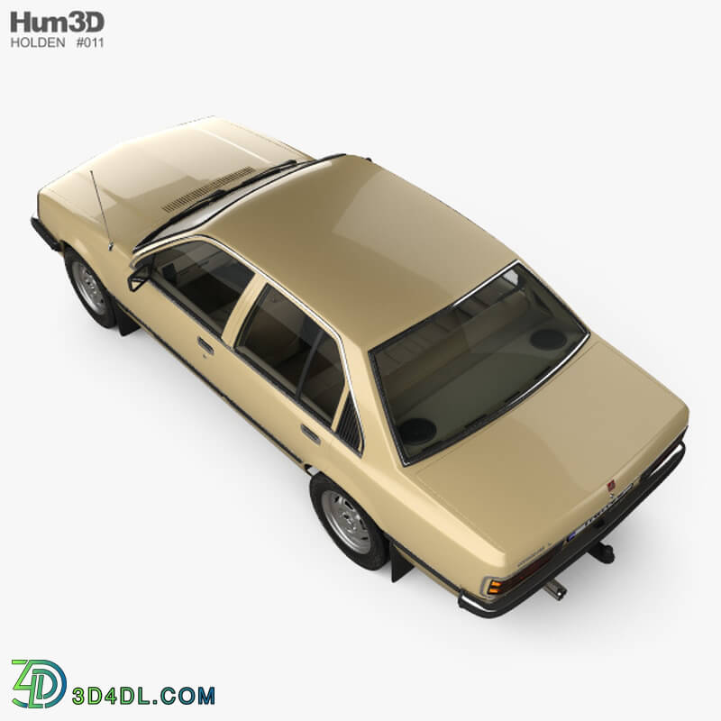 Hum3D Holden Commodore with HQ interior 1980