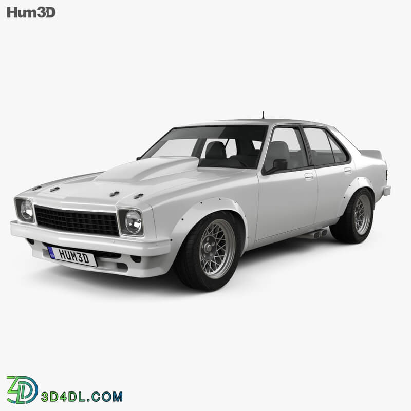 Hum3D Holden Torana 4 door Race Car 1977