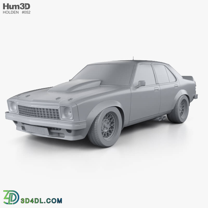 Hum3D Holden Torana 4 door Race Car 1977