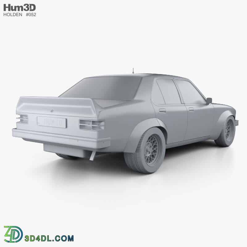 Hum3D Holden Torana 4 door Race Car 1977