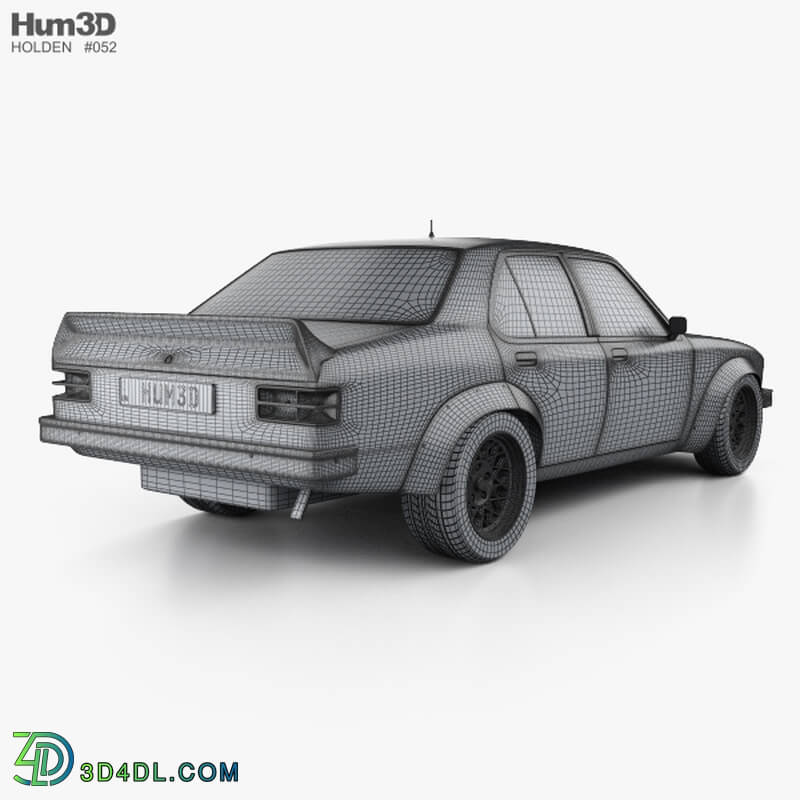 Hum3D Holden Torana 4 door Race Car 1977