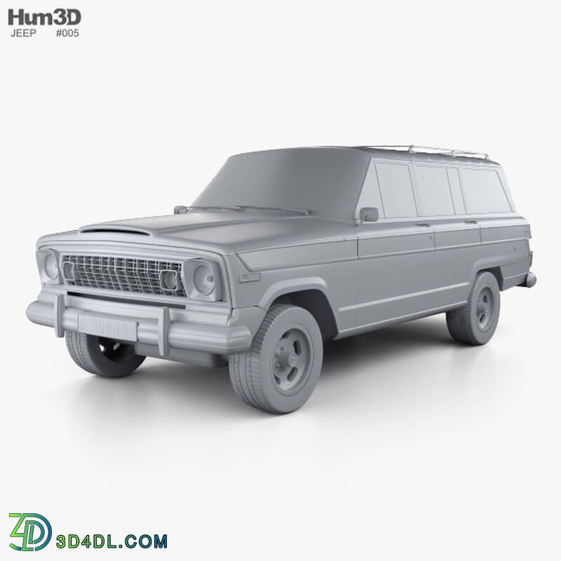 Hum3D Jeep Wagoneer 1978