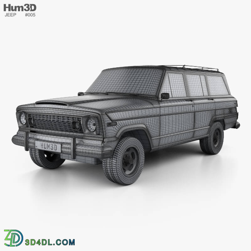 Hum3D Jeep Wagoneer 1978