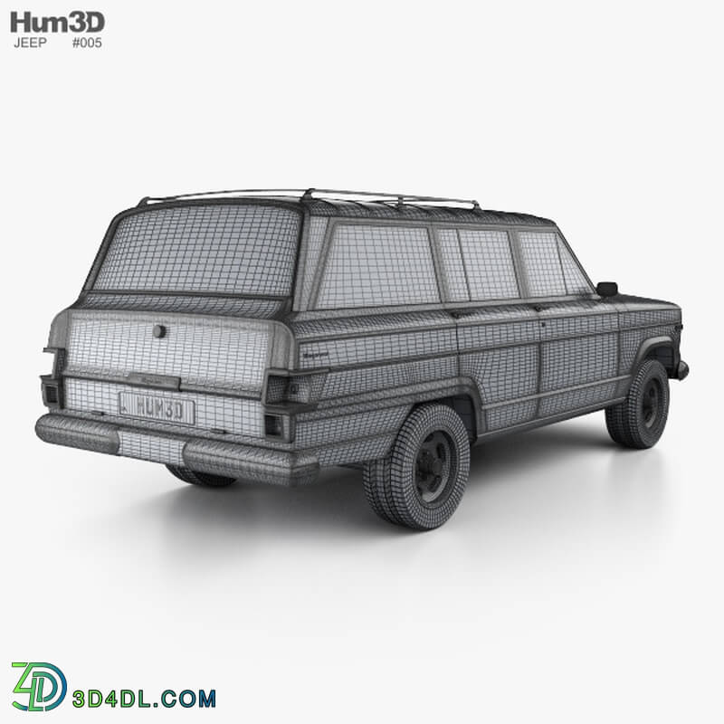 Hum3D Jeep Wagoneer 1978