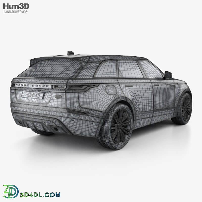 Hum3D Land Rover Range Rover Velar First edition with HQ interior 2018