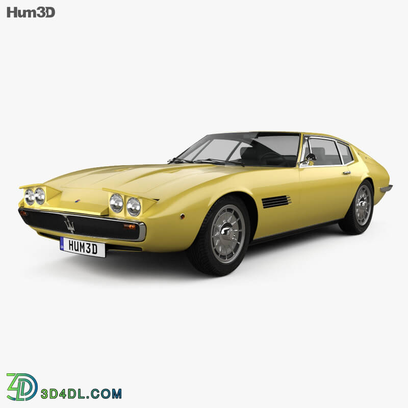 Hum3D Maserati Ghibli coupe 1967