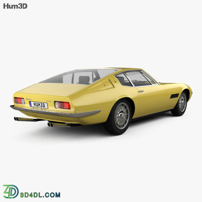 Hum3D Maserati Ghibli coupe 1967