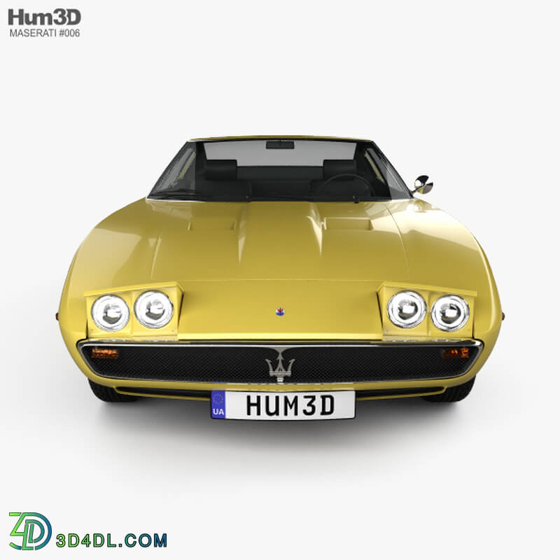 Hum3D Maserati Ghibli coupe 1967