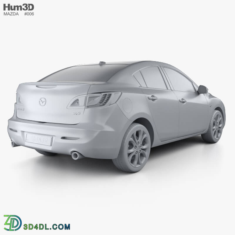 Hum3D Mazda 3 Sedan 2011