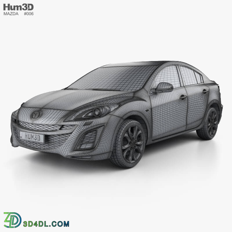 Hum3D Mazda 3 Sedan 2011