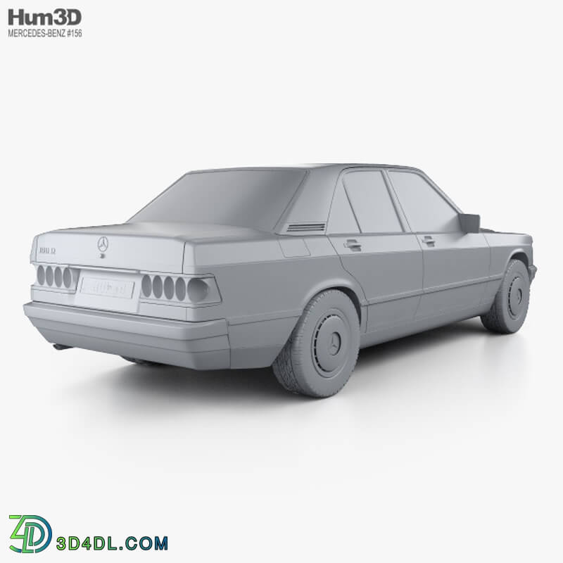 Hum3D Mercedes Benz 190 W201 1982