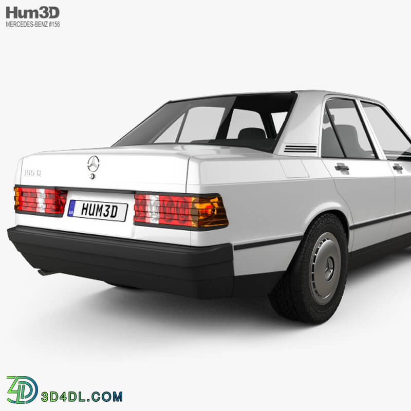 Hum3D Mercedes Benz 190 W201 1982