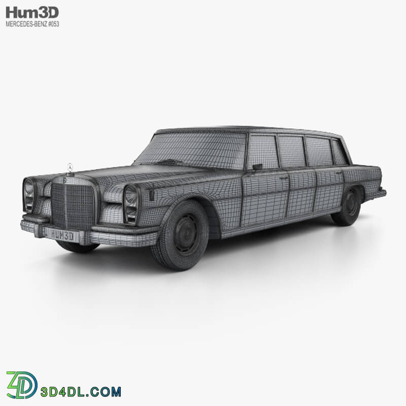 Hum3D Mercedes Benz 600 W100 Pullman 1964