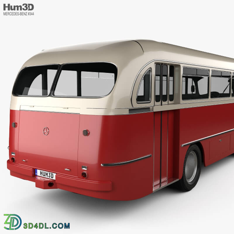 Hum3D Mercedes Benz O 321 H Bus 1954
