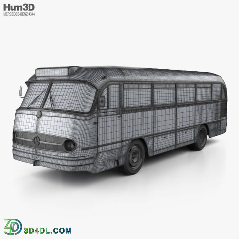 Hum3D Mercedes Benz O 321 H Bus 1954